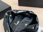Maxi Shopping Bag   Shiny Calfskin & Gold-Tone Metal  Black - 图片 3