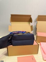 Miu Miu canvas mini lunch box - 图片 5