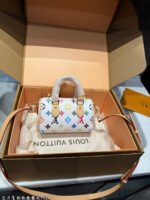 LV White Tricolor Pillow Bag