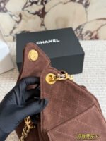 Chanel 25C hobo suede underarm bag - 图片 7