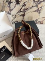 Chanel 25C hobo suede underarm bag - 图片 8