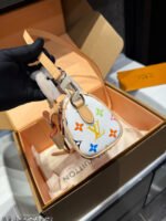  LV White Tricolor Pillow Bag - 图片 7