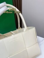 BV Woven Tote Bag white - 图片 3