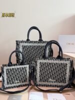 Dior Jacquard Tote Bag with Liner
