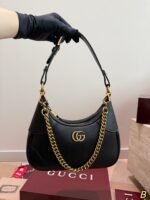Gucci Aphrodite Crescent Moon Shoulder Bag