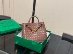 Bottega Veneta  Andiamo Small Intrecciato Leather Top-Handle Bag