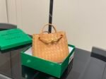 Bottega Veneta  Andiamo Small Intrecciato Leather Top-Handle Bag